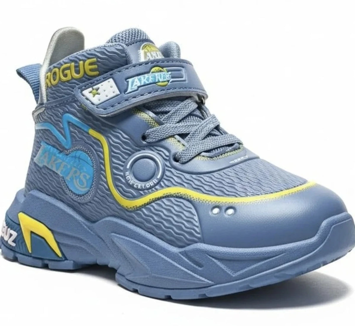 BAESD Velcro Sneakers For Boys & Girls (Blue, 4.5-5 Years